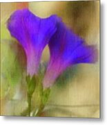 Perennially Purple Metal Print