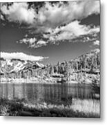 Perfect Lake At Mount Baker Metal Print