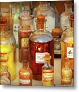 Pharmacy - Serums And Elixirs Metal Print