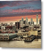 Philadelphia Skyline Metal Print