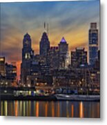 Philadelphia Skyline Metal Print