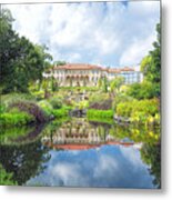 Philbrook Art Museum  Garden Reflections - Photography Metal Print