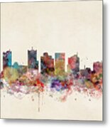 Phoenix Arizona Skyline Metal Print