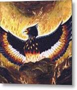 Phoenix Rising Metal Print