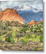 Pikes Peak Metal Print