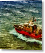 Pilot Boat Metal Print