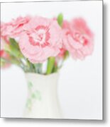 Pink Carnations 2 Metal Print