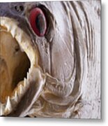 Piranha Fish Close Up Metal Print