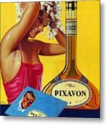 Pixavon Shampoon - Austria - Vintage Advertising Poster Metal Print