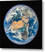 Planet Earth Seen From Space Metal Print