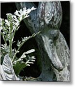 Planted With Dusty Miller Metal Print