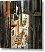 Play Day In Vieste.italy Metal Print