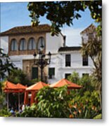 Plaza De Naranjas Metal Print