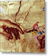 Pokeangelo Sistine Chapel Metal Print