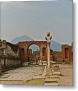 Pompeii Today Metal Print