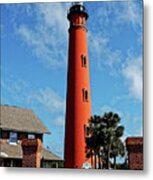 Ponce Inlet Light Metal Print