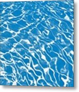 Poolside Metal Print