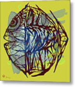 Pop Art - New Tropical Fish Poster Metal Print