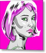 Pop Art Portman Metal Print