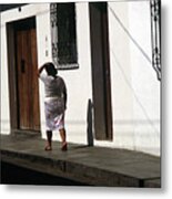 Popayan Sidewalk-signed-3#70 Metal Print