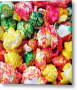 Popcorn Background Metal Print