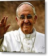 Pope Francis Metal Print