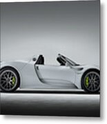 Porsche 918 Spyder Metal Print