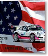 Porsche Racing Metal Print