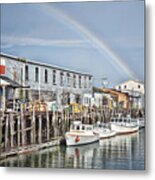 Port Rainbow Metal Print