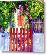 Porte Du Jardin - La Chaume - Vendee - France Metal Print