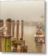 Portland Harbor Morning Metal Print