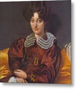 Portrait Madame Marcotte 1826 Metal Print