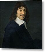 Portrait Of Rene Descartes Metal Print