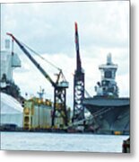 Portsmouth Shipyard 1 Metal Print