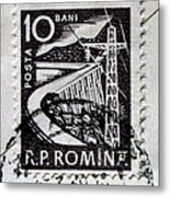 Postage Stamp Metal Print