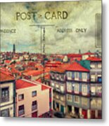 Postcard Of Porto Metal Print