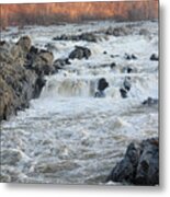 Potomac - The Rapids At Great Falls Metal Print