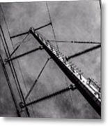 Power Line Sky Metal Print