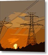 Power To The People Metal Print