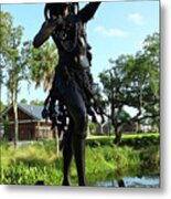 Princess Ulele Statue Metal Print