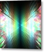 Prism Butterfly Metal Print