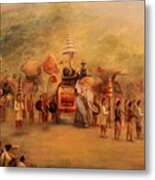 Procession Of The King Metal Print