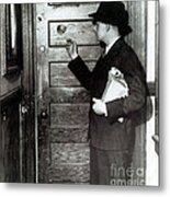 Prohibition, Speakeasy Peephole, 1930s Metal Print