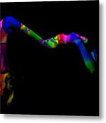 Projected Body Paint 2094947a Metal Print