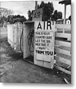 Protest Sign, 1939 Metal Print