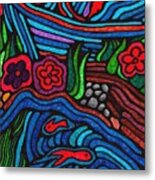 Psychedelic Garden 3 Metal Print