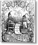 Punch Front Page, 1862 Metal Print