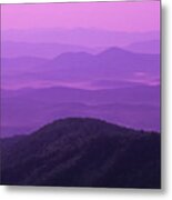 Purple Mountains Metal Print