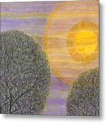 Purple Sunset Metal Print