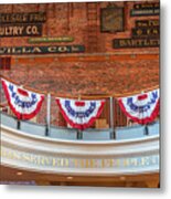 Quincy Market Signs Metal Print